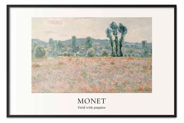 Poster: Claude Monet - Campo di papaveri