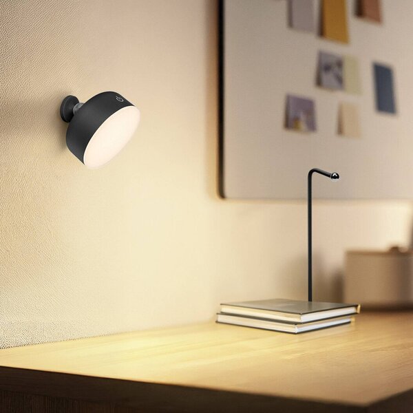 OSRAM Lampada con morsetto DECOR HELPER GADGET, dimmerabile, Nero, Camera da letto, Plastica, Moderno, Lampada con morsetto