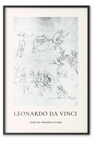 Poster: Leonardo da Vinci - Studio dell’Adorazione dei Magi