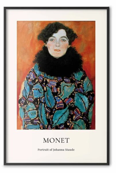 Poster: Claude Monet - Ritratto di Johanna Staude