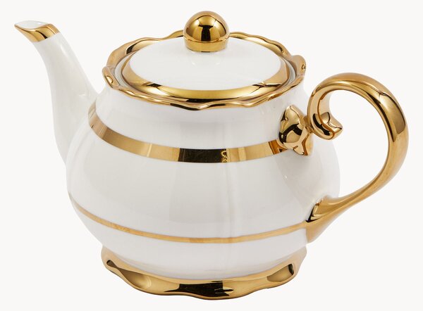 Teiera in porcellana Golden, 1 L
