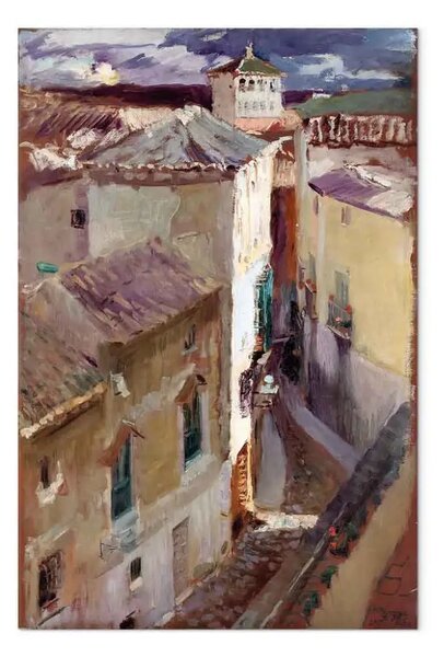 Riproduzione quadro Joaquín Sorolla y Bastida - Strada di Toledo