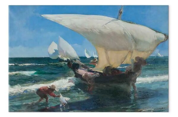 Quadro famoso Joaquín Sorolla y Bastida - On the Coast of Valencia