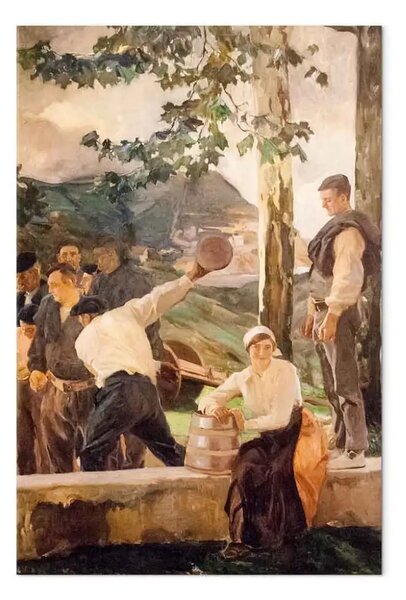 Riproduzione quadro Joaquín Sorolla y Bastida - Guipuzcoa. Bowling