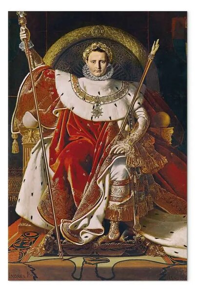 Riproduzione Jean-Auguste-Dominique Ingres - Napoleone I