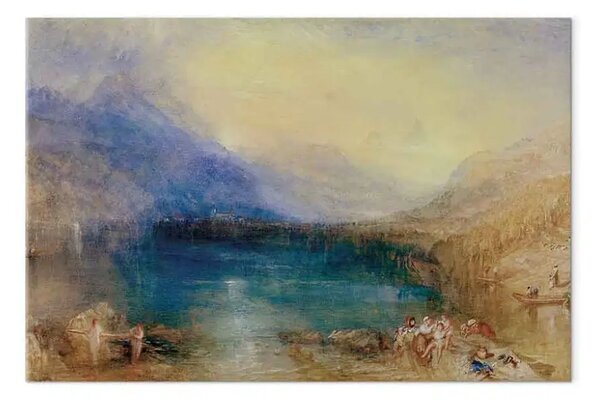 Riproduzione William Turner - Il Lago di Zugo: mattina presto