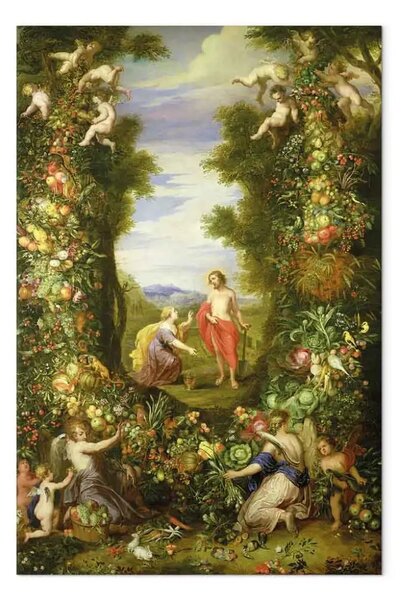Riproduzione quadro Jan Brueghel the Elder - Cristo e Maria Maddalena