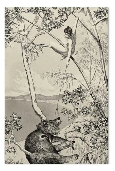 Riproduzione Max Klinger - Orso ed Elfo
