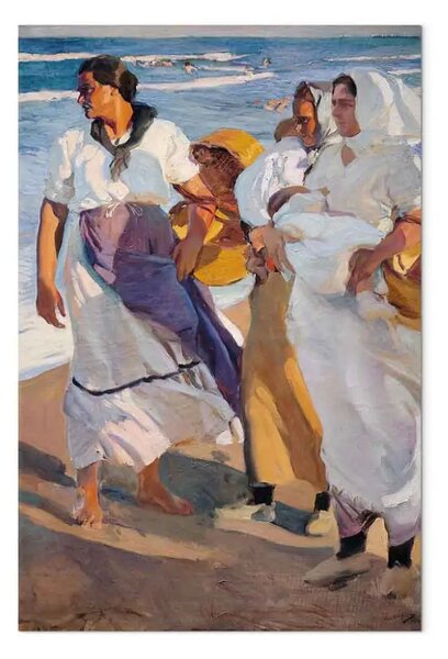 Riproduzione quadro Joaquín Sorolla y Bastida - Pescatrici di Valencia