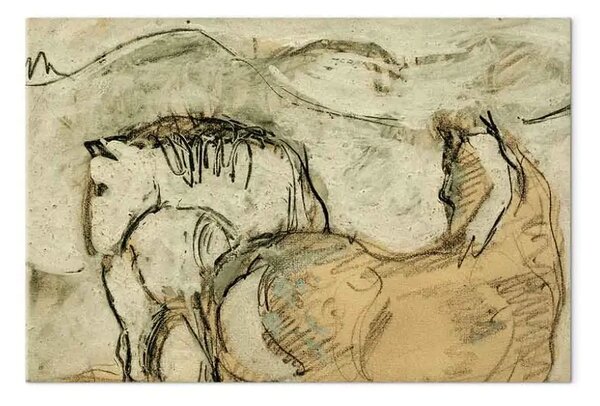 Riproduzione quadro Franz Marc - Due cavalli