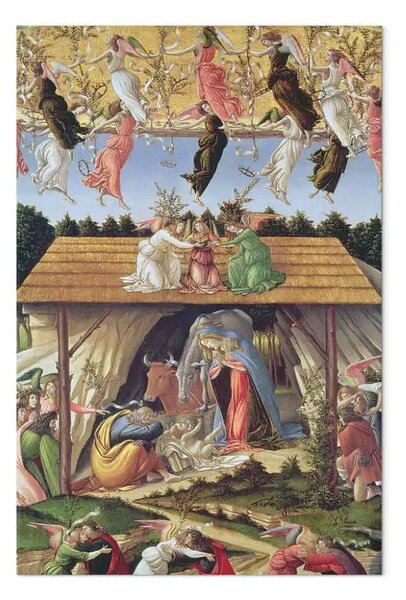 Riproduzione quadro Sandro Botticelli - Presepe Mistico