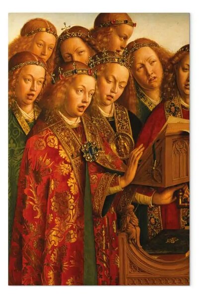 Quadro famoso Jan Van Eyck - Adamo