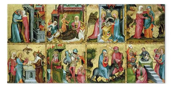 Riproduzione quadro Master Bertram - L'altare di Buxtehude, pannello centrale