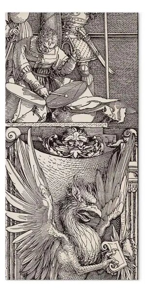 Quadro famoso Albrecht Dürer - Il tamburino e il grifone