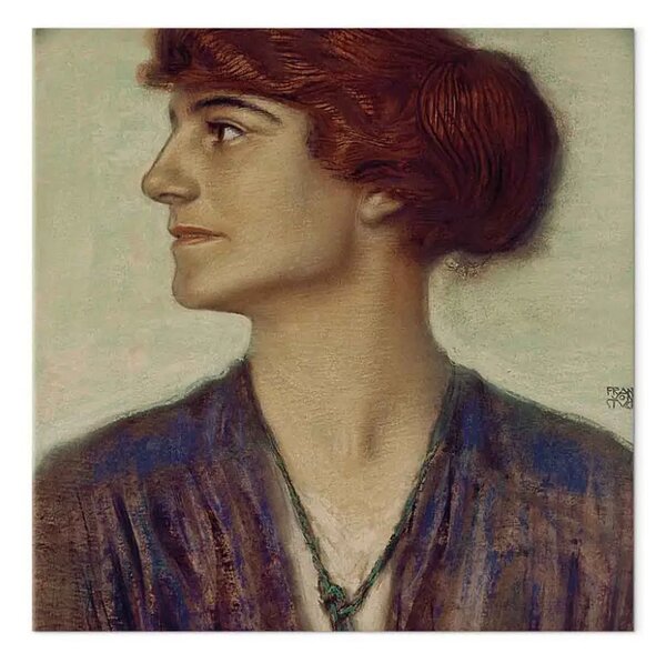 Riproduzione Franz von Stuck - Ritratto di signora