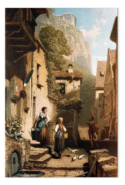 Riproduzione Carl Spitzweg - The Hussar