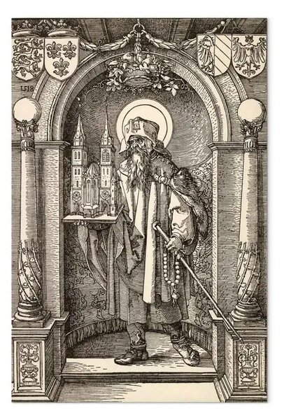 Riproduzione quadro Albrecht Dürer - San Sebaldo