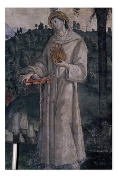 Quadro famoso Pinturicchio - San Bernardo da Siena con due santi