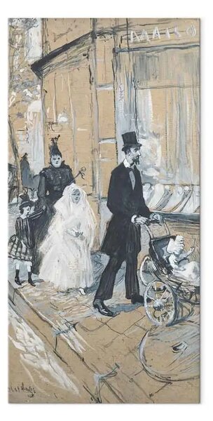Quadro famoso Henri de Toulouse-Lautrec - Giorno della Prima Comunione