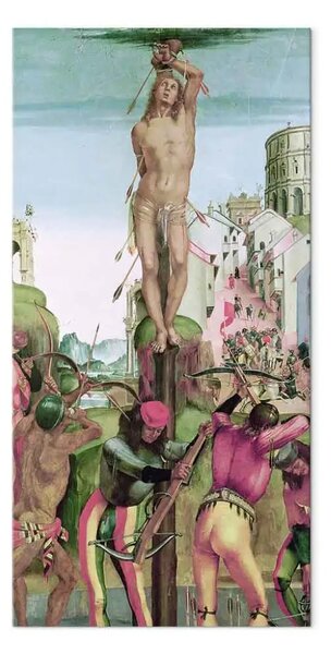 Quadro famoso Luca Signorelli - Il martirio di San Sebastiano
