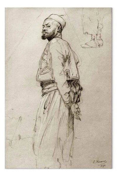 Riproduzione quadro Ludwig Knaus - Marocchino in piedi