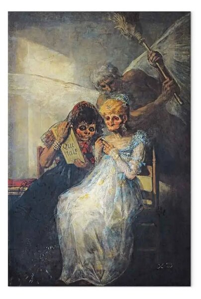 Riproduzione Francisco Goya - Il tempo delle donne anziane