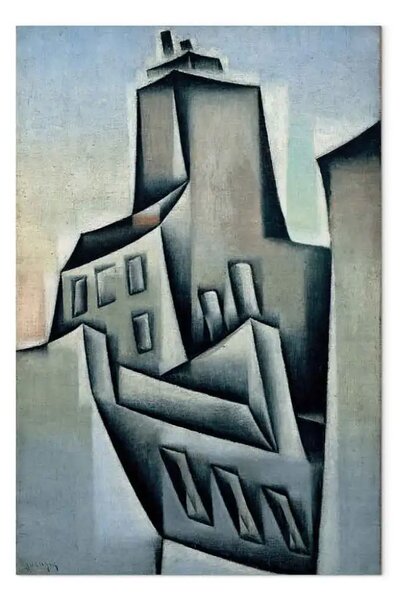 Quadro famoso Juan Gris - Case a Parigi