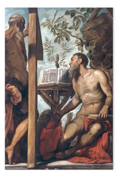 Riproduzione Tintoretto - Sant'Andrea e San Girolamo