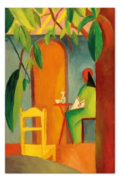 Riproduzione quadro August Macke - Caffè turco II