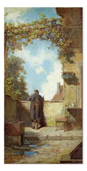 Riproduzione quadro Carl Spitzweg - Vecchio sulla terrazza