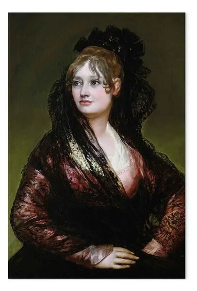 Quadro famoso Francisco Goya - Doña Isabel de Porcel, exh