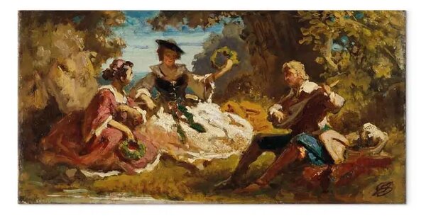 Quadro famoso Carl Spitzweg - Des Saengers Lohn