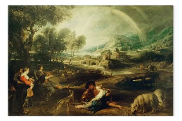 Riproduzione Peter Paul Rubens - Paesaggio con arcobaleno
