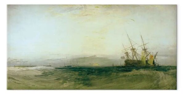 Riproduzione quadro William Turner - Una nave incagliata