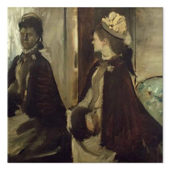 Riproduzione Edgar Degas - Madame Jeantaud allo specchio