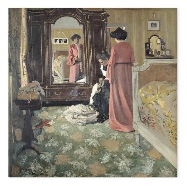 Riproduzione Félix Vallotton - Interno