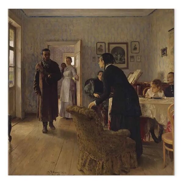 Riproduzione quadro Ilya Repin - Inaspettatamente
