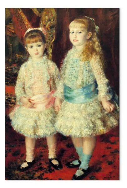 Riproduzione Pierre-Auguste Renoir - Le signorine Cahen di Anversa. Rosa e blu