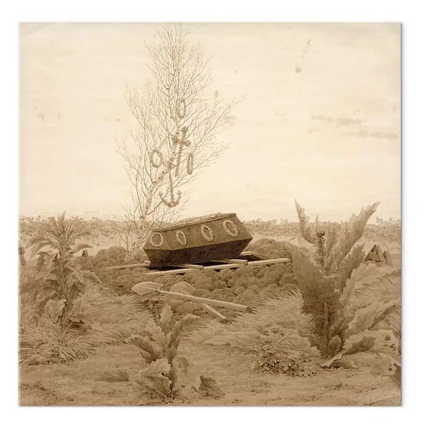 Riproduzione Caspar David Friedrich - Bara su una tomba fresca