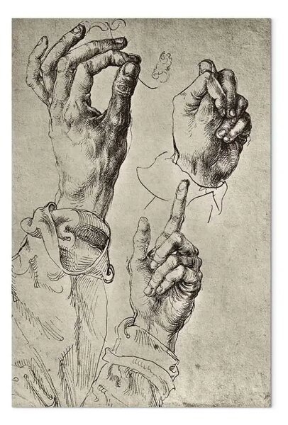 Quadro famoso Albrecht Dürer - Studio di tre mani