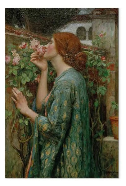 Riproduzione quadro John William Waterhouse - L'anima della rosa