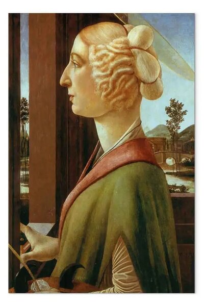 Quadro famoso Sandro Botticelli - Santa Caterina