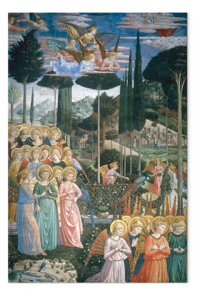 Riproduzione quadro Benozzo Gozzoli - Angelo adoratore II