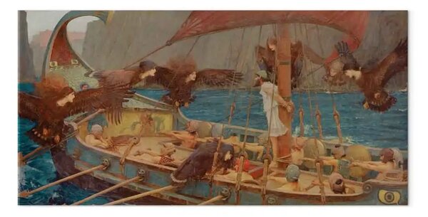 Quadro famoso John William Waterhouse - Ulisse e le sirene
