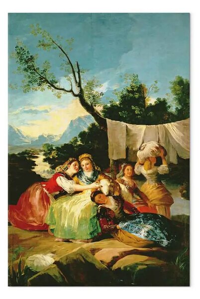 Riproduzione Francisco Goya - Le lavandaie, prima