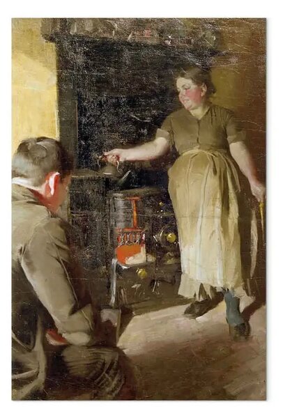 Riproduzione quadro Anders Zorn - In cucina