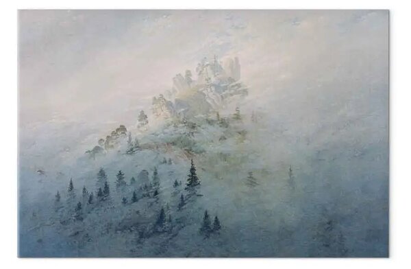 Riproduzione quadro Caspar David Friedrich - Nebbia mattutina in montagna