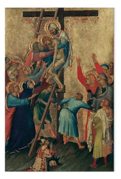 Riproduzione quadro Simone Martini - La Deposizione dalla Croce