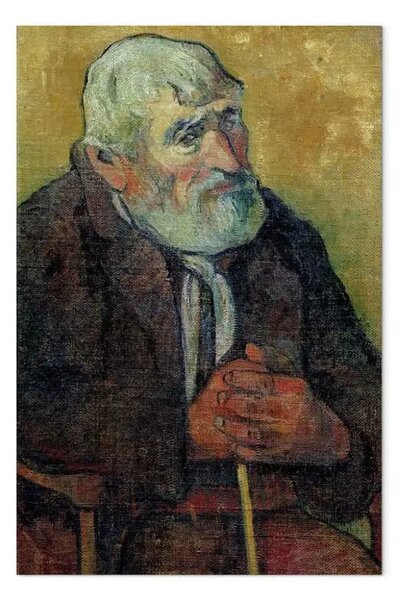 Riproduzione Paul Gauguin - Ritratto di vecchio con un bastone