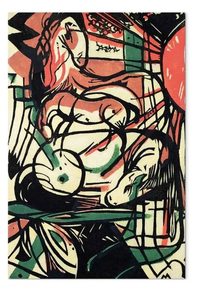 Quadro famoso Franz Marc - The Birth of the Horse